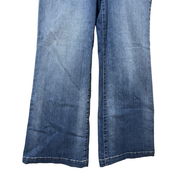 NYDJ Womens LiftTuck Technology Wide Leg Jeans Size 8P Medium Wash Stretch - Picture 4 of 6